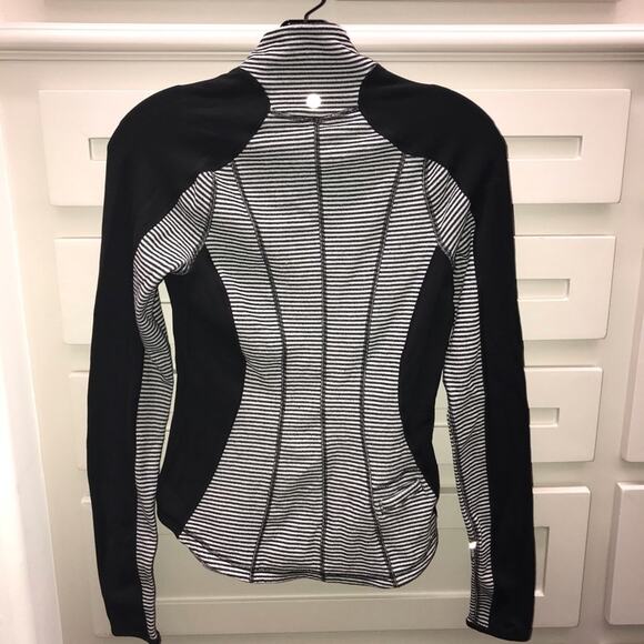 Lululemon Run: U-Turn Pullover Check Pique Black 4 - Picture 6 of 8